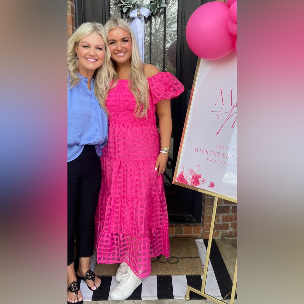 Pink Midi Dress